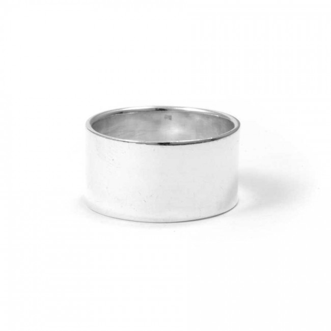 Bague anneau argent large lisse - BIJOUX ARGENT - Boutique Nirvana