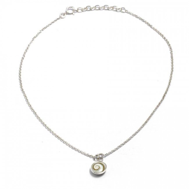 Chaine chevilles argent pampille oeil de Shiva - BIJOUX ARGENT - Boutique Nirvana