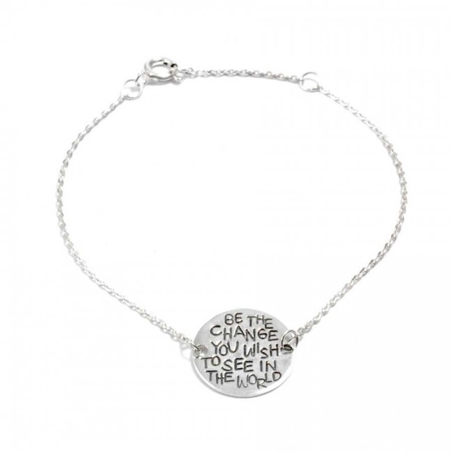 Bracelet spirituel en argent - BIJOUX ARGENT - Boutique Nirvana