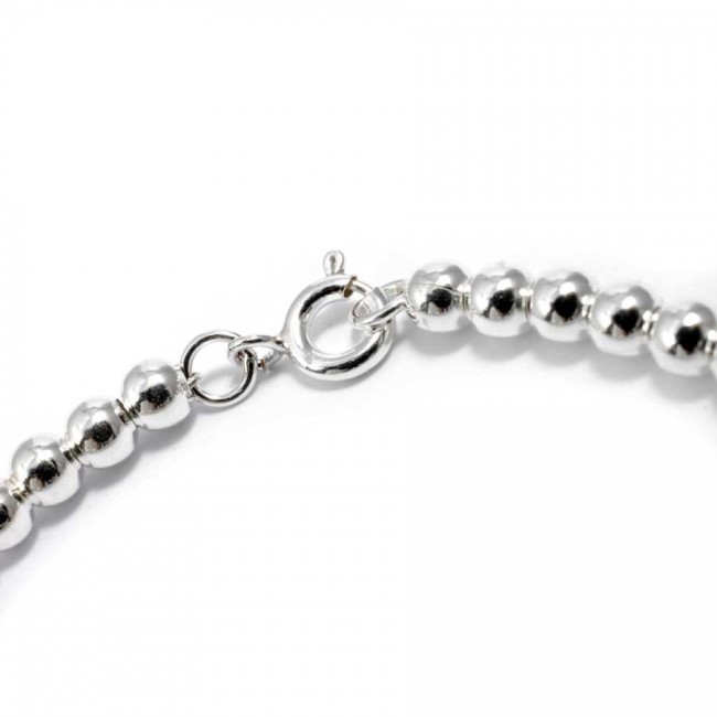 Bracelet souple perles d'argent - BIJOUX ARGENT - Boutique Nirvana