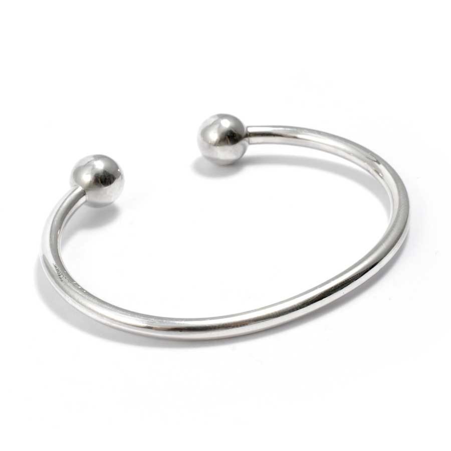 Smooth Silver Children’s Bangle - 0 - Boutique Nirvana