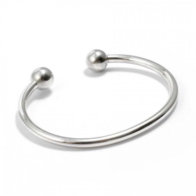 Smooth Silver Children’s Bangle - 0 - Boutique Nirvana