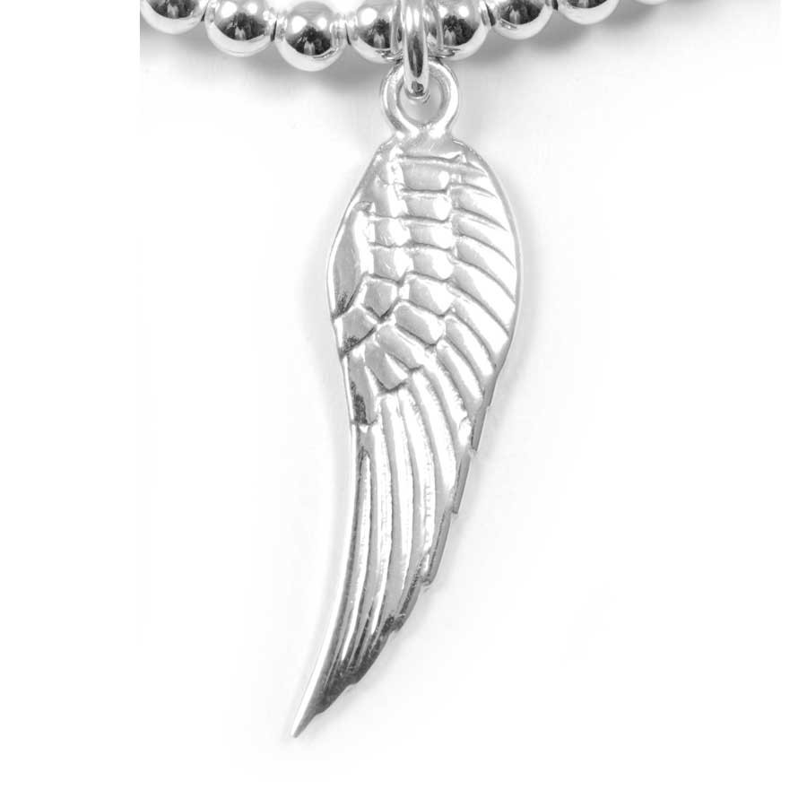 Bracelet argent aile d'ange ajustable - 0 - Boutique Nirvana