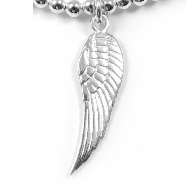 Bracelet argent aile d'ange ajustable - 0 - Boutique Nirvana