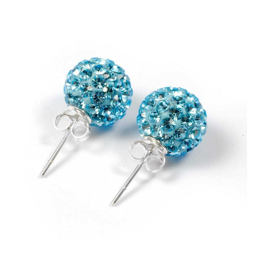 Sparkling Colourful Stud Earrings - Home - Boutique Nirvana