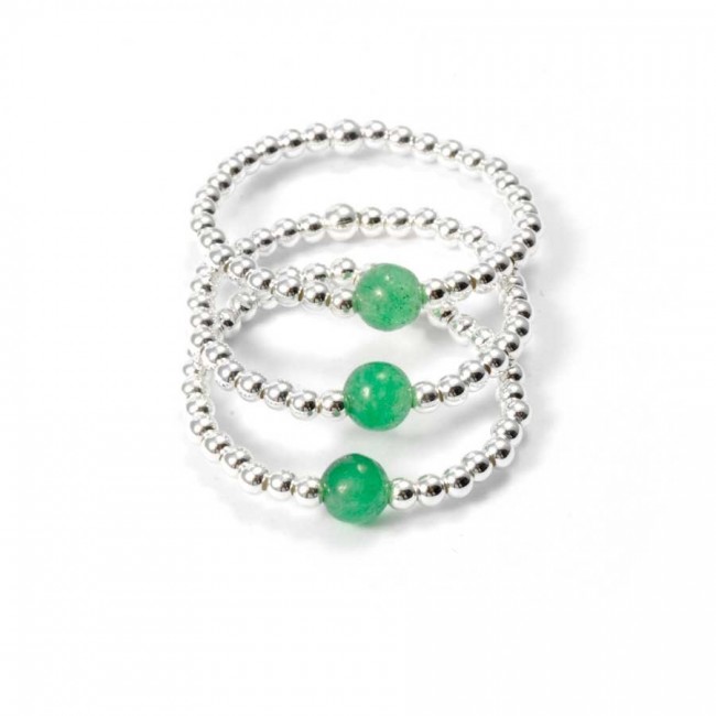 Bagues argent et pierre ajustable - BIJOUX ARGENT - Boutique Nirvana