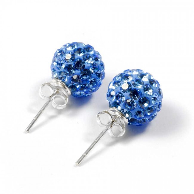 Puces d'oreilles strass en argent - Accueil - Boutique Nirvana