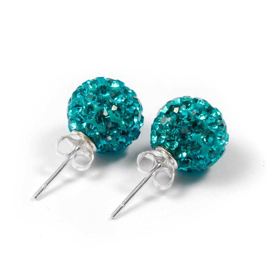Sparkling Colourful Stud Earrings - Home - Boutique Nirvana