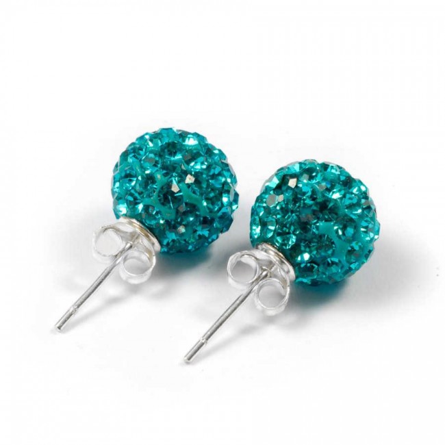 Sparkling Colourful Stud Earrings - Home - Boutique Nirvana