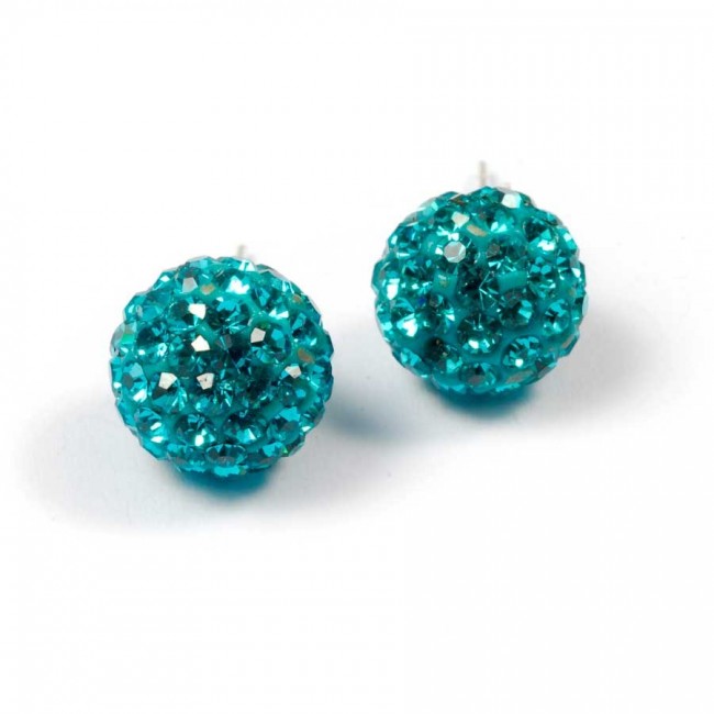 Sparkling Colourful Stud Earrings - Home - Boutique Nirvana