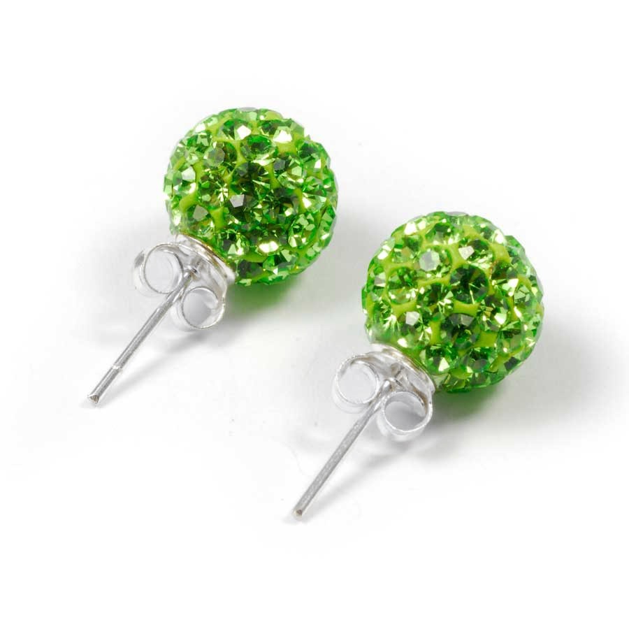 Puces d'oreilles strass en argent - Accueil - Boutique Nirvana