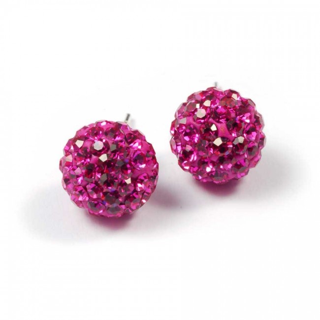 Puces d'oreilles strass en argent - Accueil - Boutique Nirvana