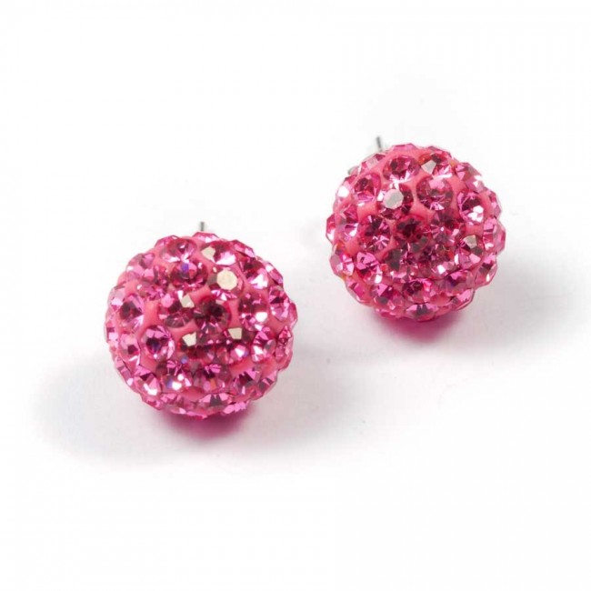 Puces d'oreilles strass en argent - Accueil - Boutique Nirvana