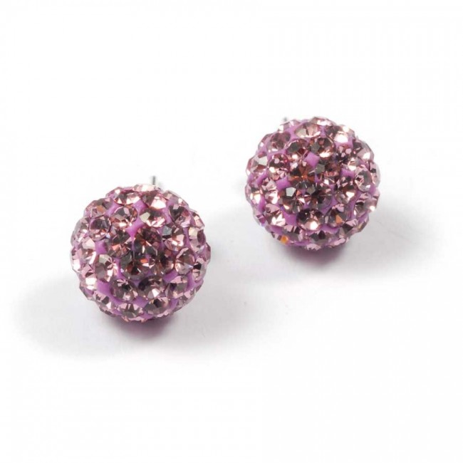 Puces d'oreilles strass en argent - Accueil - Boutique Nirvana