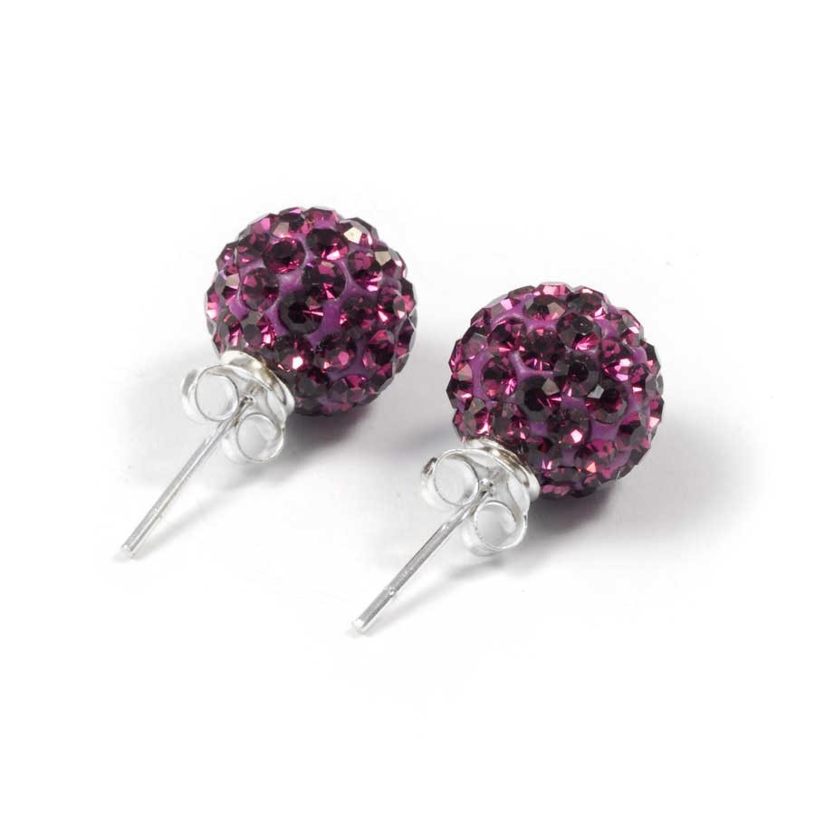 Puces d'oreilles strass en argent - Accueil - Boutique Nirvana