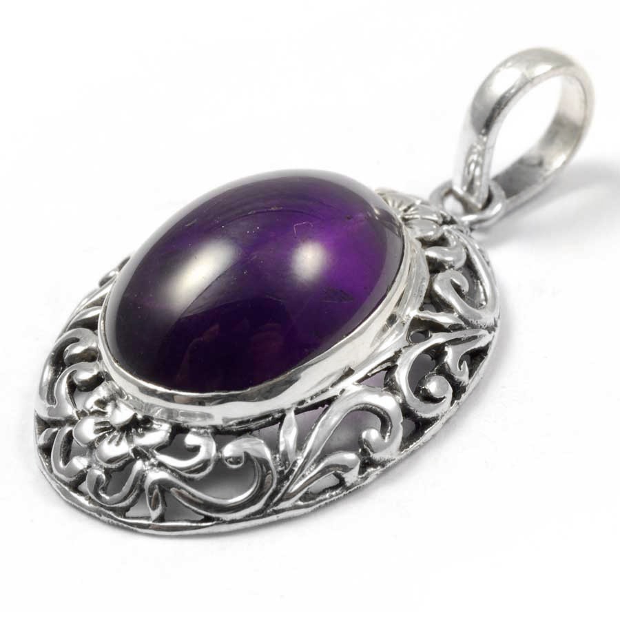 Pendentif argent avec pierre naturelle - BIJOUX ARGENT - Boutique Nirvana