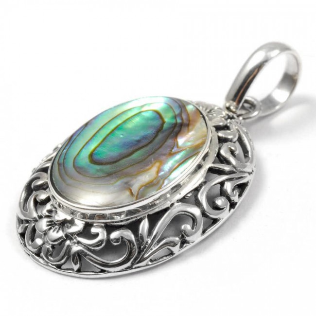 Pendentif argent avec pierre naturelle - BIJOUX ARGENT - Boutique Nirvana