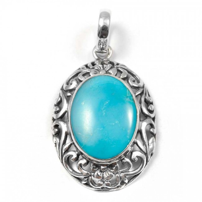 Pendentif argent avec pierre naturelle - BIJOUX ARGENT - Boutique Nirvana
