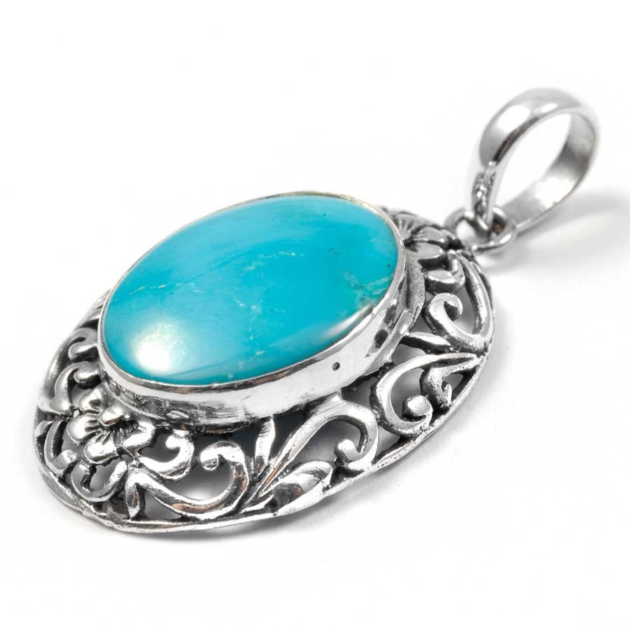 Pendentif argent avec pierre naturelle - BIJOUX ARGENT - Boutique Nirvana