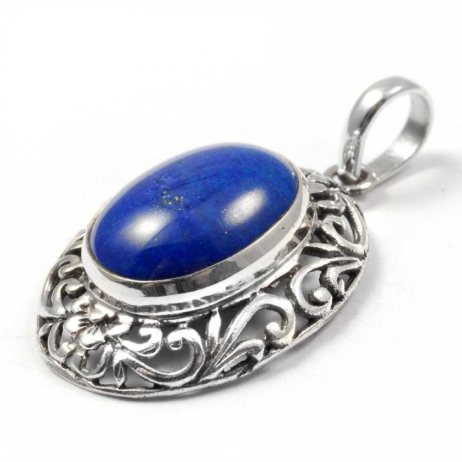 Pendentif argent avec pierre naturelle - BIJOUX ARGENT - Boutique Nirvana