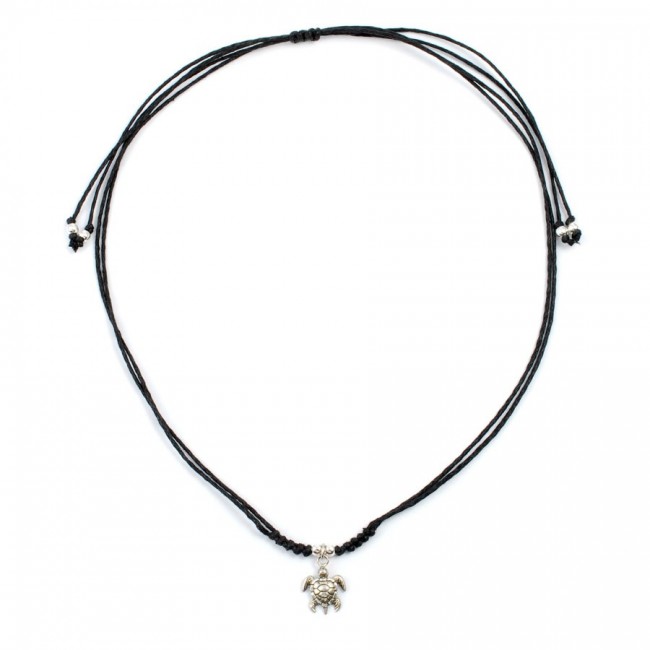 Collier pendentif argent cordon noir - BIJOUX ARGENT - Boutique Nirvana