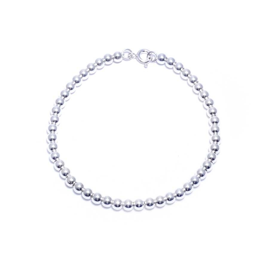 Bracelet souple perles d'argent - 0 - Boutique Nirvana