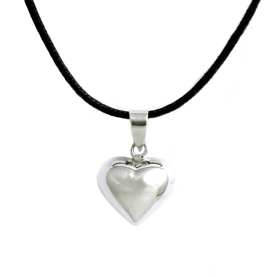 Pendentif argent coeur en volume - BIJOUX ARGENT - Boutique Nirvana