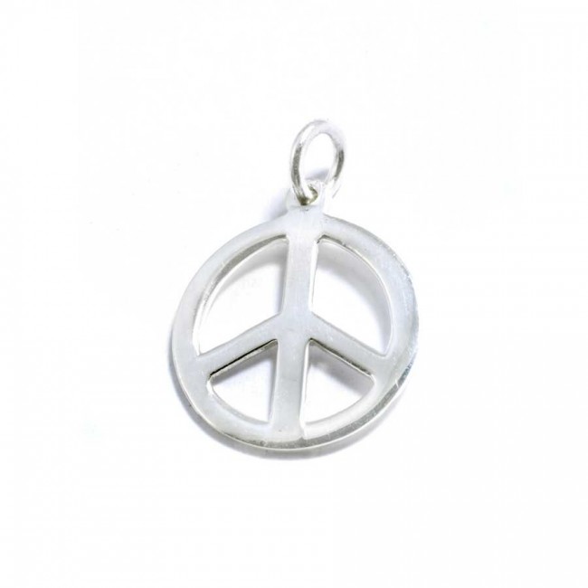 Pendentif argent peace - Silver Jewellery - Boutique Nirvana