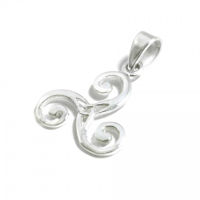 Pendentif Triskel en argent - Silver Jewellery - Boutique Nirvana