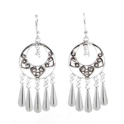 Bohemian Sterling Silver Tassel Earring Range - Silver Jewellery - Boutique Nirvana 2