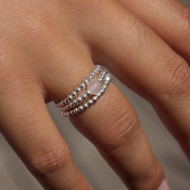 Bagues argent et pierre ajustable - BIJOUX ARGENT - Boutique Nirvana