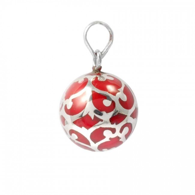 Bola argent émaillé Angel - BIJOUX ARGENT - Boutique Nirvana