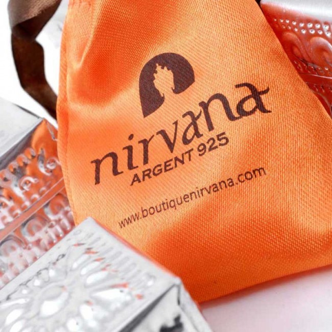 Bague argent longue 2 spirales - BIJOUX ARGENT - Boutique Nirvana