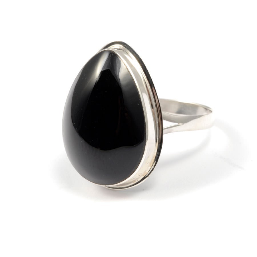 Bague argent pierre fine goutte - BIJOUX ARGENT - Boutique Nirvana