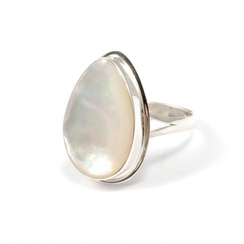 Bague argent pierre fine goutte - Silver Jewellery - Boutique Nirvana 2
