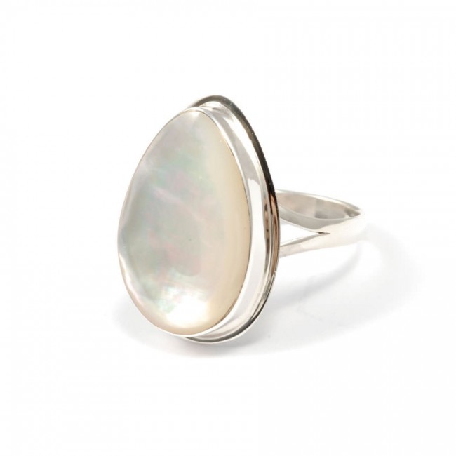 Bague argent pierre fine goutte - BIJOUX ARGENT - Boutique Nirvana