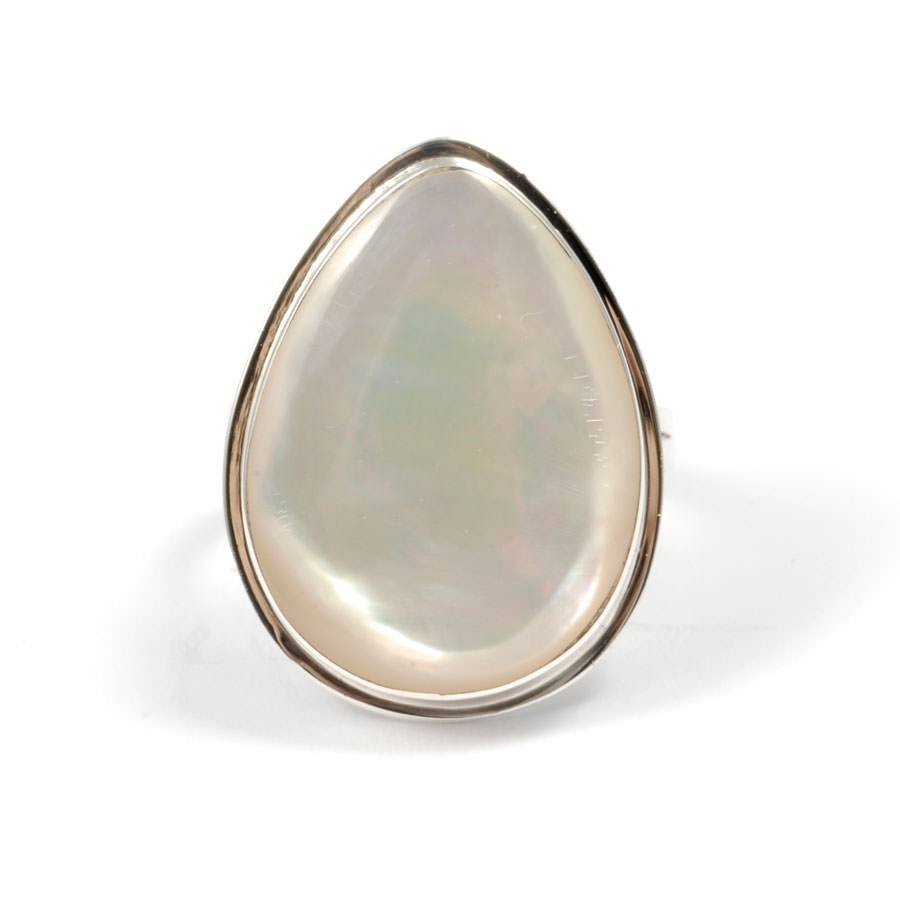 Bague argent pierre fine goutte - BIJOUX ARGENT - Boutique Nirvana