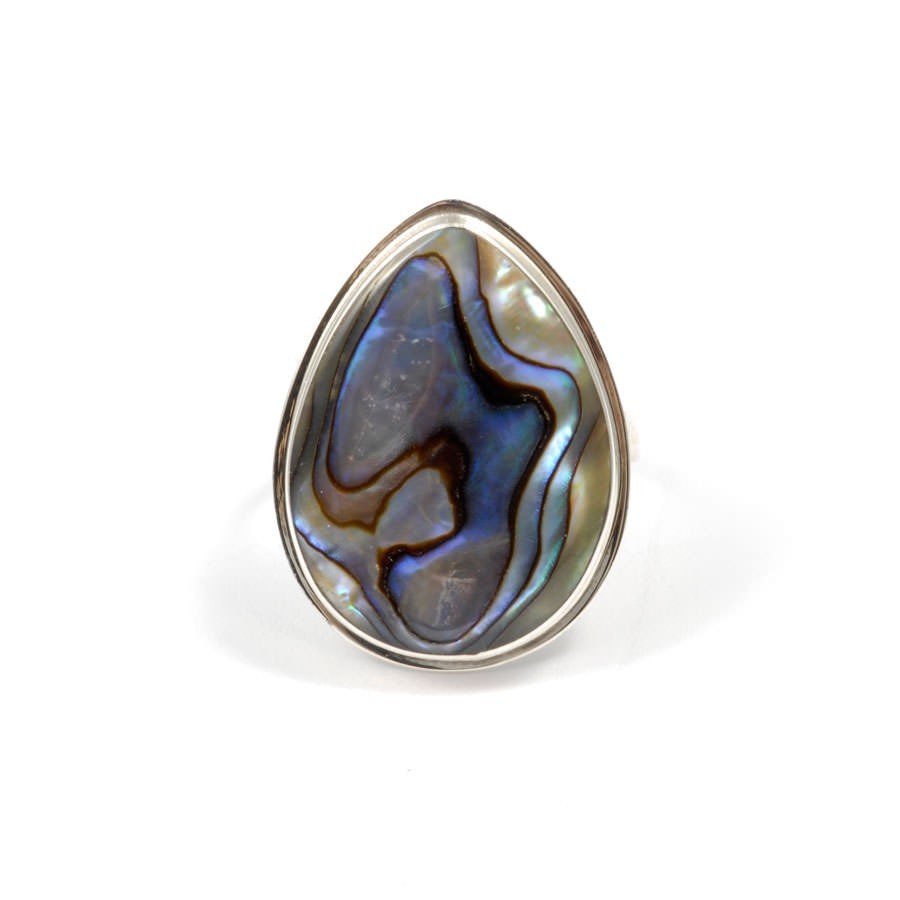 Bague argent pierre fine goutte - BIJOUX ARGENT - Boutique Nirvana