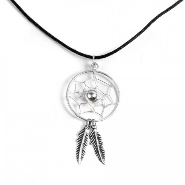 Pendentif grand capteurs de rêves argent Odina - BIJOUX ARGENT - Boutique Nirvana