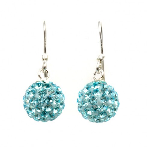 Boucles d'oreilles pendantes strass - Silver Jewellery - Boutique Nirvana 2