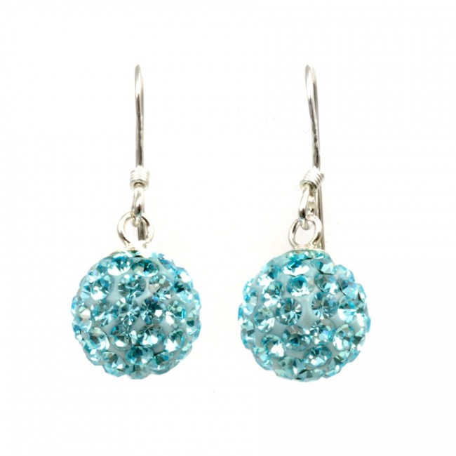 Boucles d'oreilles argent pendantes strass - BIJOUX ARGENT - Boutique Nirvana