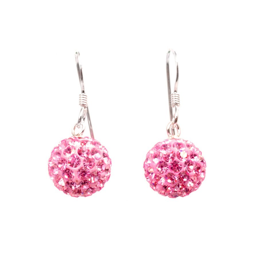 Boucles d'oreilles pendantes strass - Silver Jewellery - Boutique Nirvana