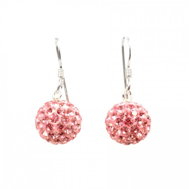 Boucles d'oreilles argent pendantes strass - BIJOUX ARGENT - Boutique Nirvana