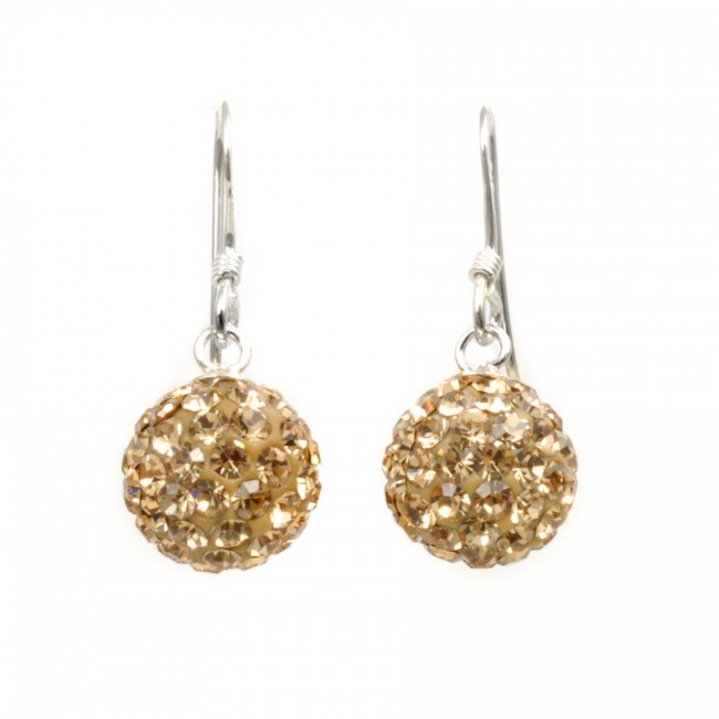 Boucles d'oreilles argent pendantes strass - BIJOUX ARGENT - Boutique Nirvana