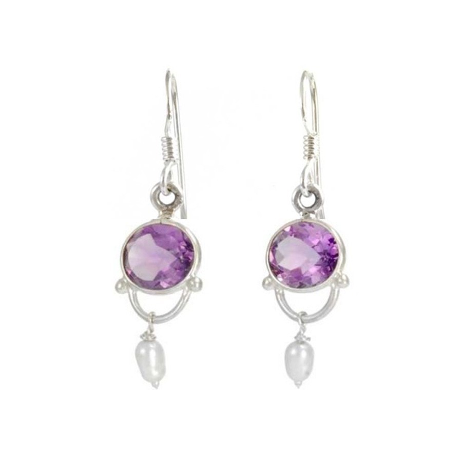 Boucles d'oreilles pendantes avec pierre - BIJOUX ARGENT - Boutique Nirvana