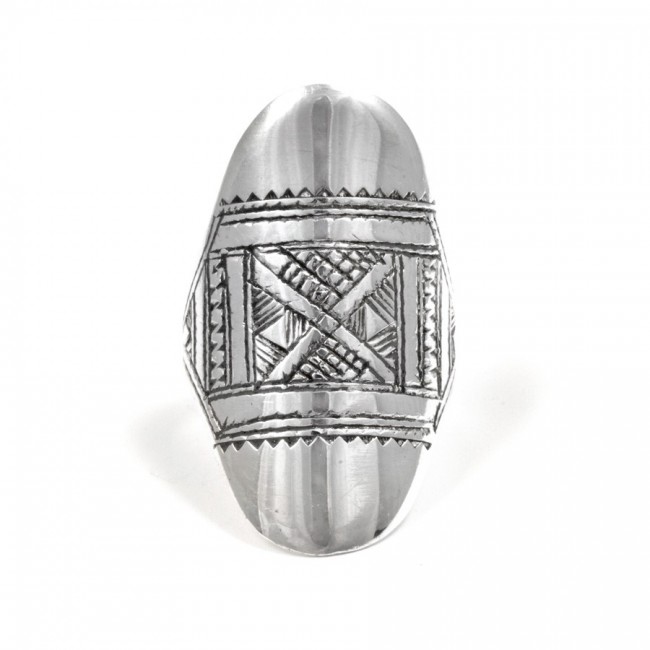 Bague Touareg longue - Silver Jewellery - Boutique Nirvana