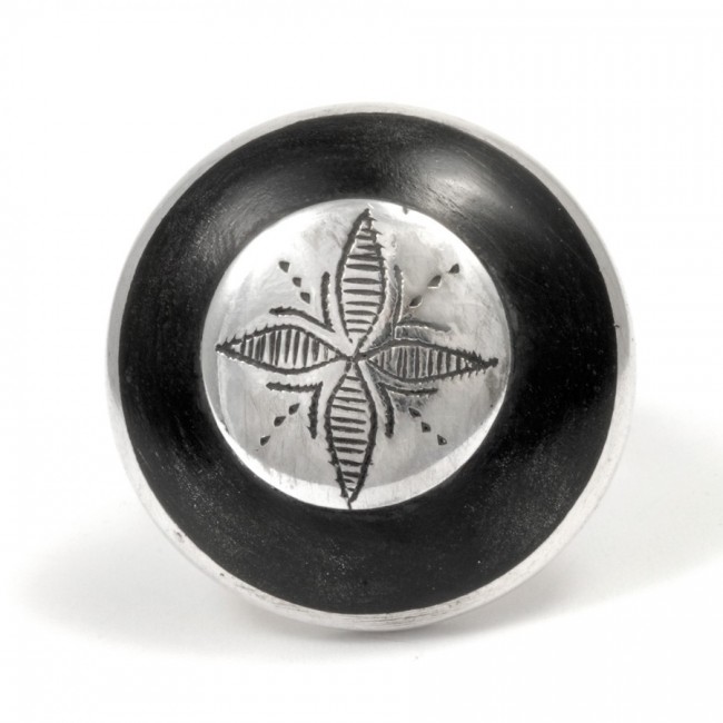 Bague Touareg argent ébène Kany T 54 - BIJOUX ARGENT - Boutique Nirvana