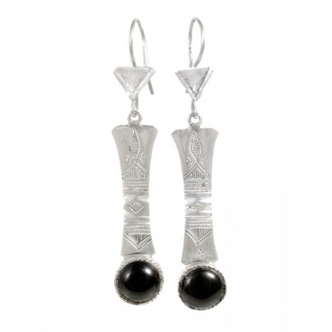 Boucles d'oreilles argent Touareg Aldjiya - BIJOUX ARGENT - Boutique Nirvana