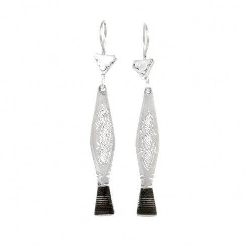 Boucles d'oreilles argent Touareg Chama - BIJOUX ARGENT - Boutique Nirvana