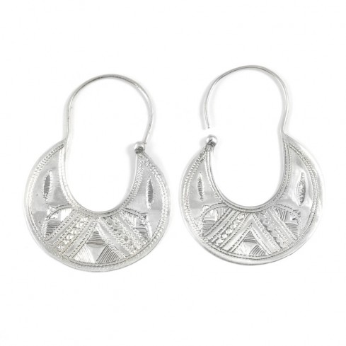 Boucles d'oreilles allongées - Silver Jewellery - Boutique Nirvana 2